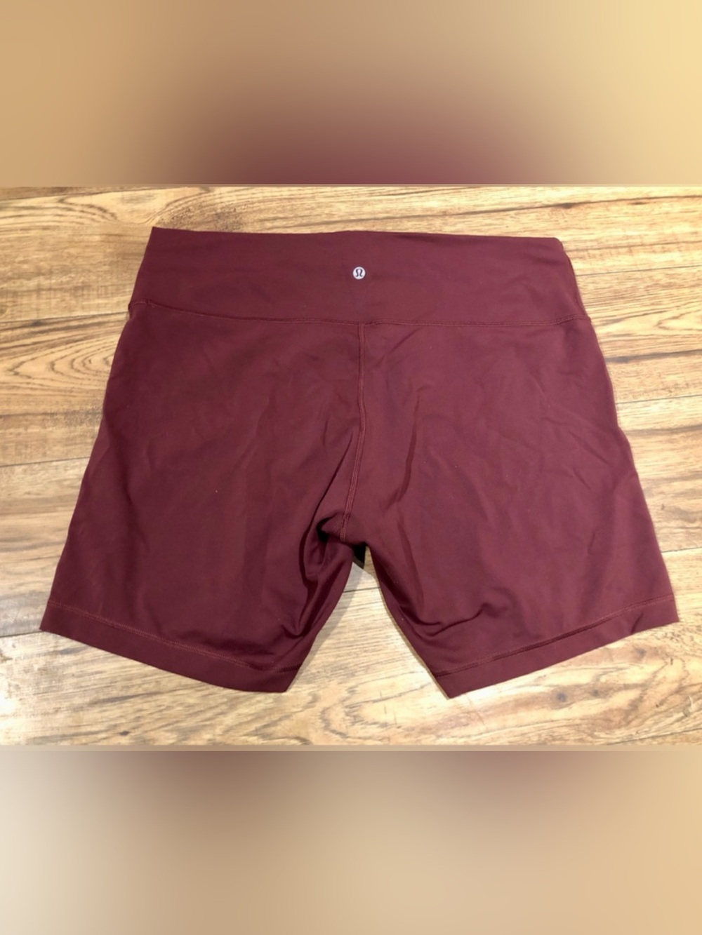 Lululemon Athletica Wunder Train Burgundy High-Rise Shorts - Picture 7 of 10